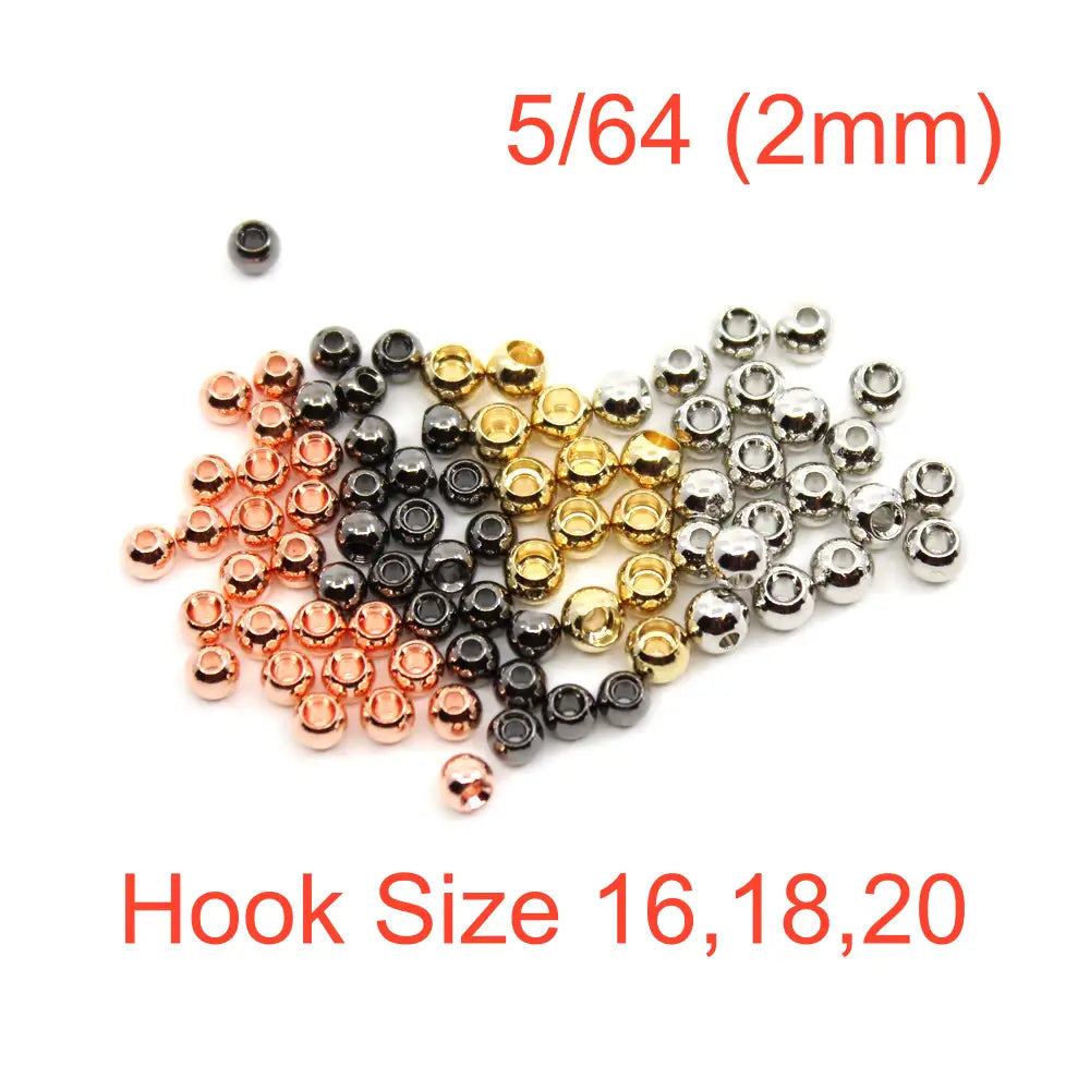Wapsi Plated Cyclops Beads 5/64 (2mm)