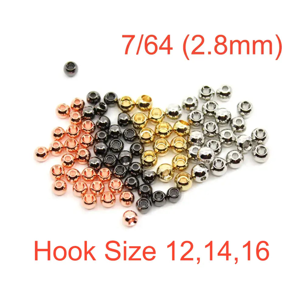 Wapsi Plated Cyclops Beads 7/64 (2.8mm)